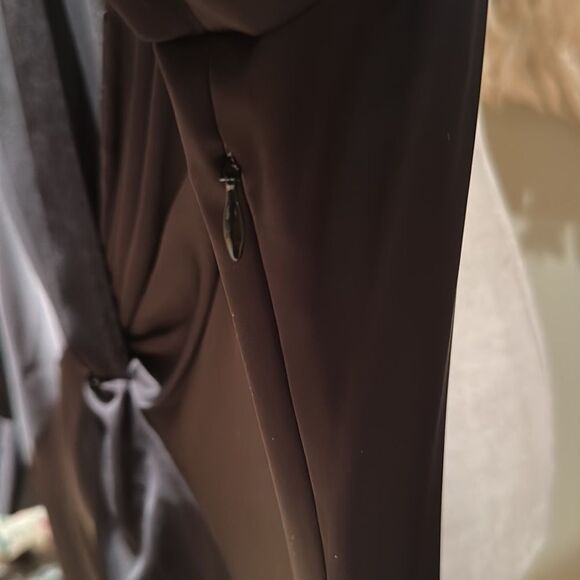 NWT Theory Ruched Shirt Satin Dress - Picture 13 of 13